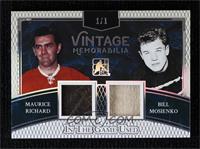 Maurice Richard, Bill Mosienko #/1