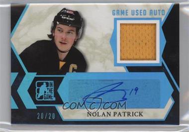 2017 Leaf In the Game Used - Game Used Auto - Blue #GUA-NP1 - Nolan Patrick /20