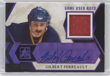 2017 Leaf In the Game Used - Game Used Auto - Purple #GUA-GP1 - Gilbert Perreault /12
