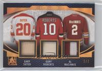 Gary Suter, Gary Roberts, Al MacInnis #/7