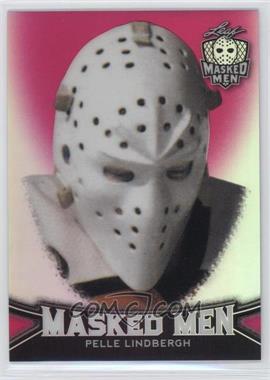 2017 Leaf Masked Men - [Base] - Pink #25 - Pelle Lindbergh /15