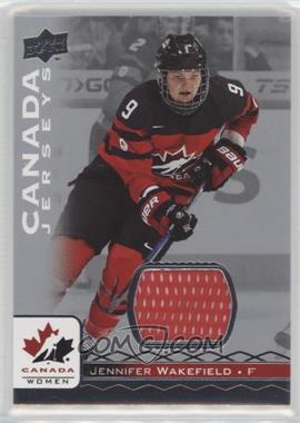 2017 Upper Deck Team Canada Juniors - [Base] - Canada Jerseys #18 - Jennifer Wakefield