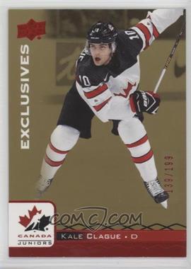 2017 Upper Deck Team Canada Juniors - [Base] - Exclusives Red #10 - Kale Clague /199