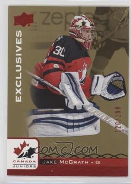 2017 Upper Deck Team Canada Juniors - [Base] - Exclusives Red #59 - Jake McGrath /199