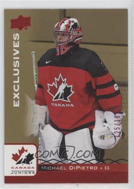 2017 Upper Deck Team Canada Juniors - [Base] - Exclusives Red #66 - Michael DiPietro /199