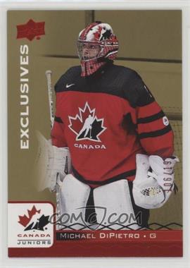 2017 Upper Deck Team Canada Juniors - [Base] - Exclusives Red #66 - Michael DiPietro /199