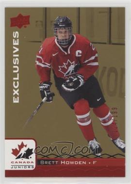 2017 Upper Deck Team Canada Juniors - [Base] - Exclusives Red #84 - Brett Howden /199