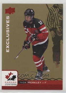 2017 Upper Deck Team Canada Juniors - [Base] - Exclusives Red #85 - Nick Merkley /199