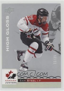 2017 Upper Deck Team Canada Juniors - [Base] - High Gloss #78 - Sam Steel /25