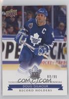 Record Holders - Doug Gilmour [EX to NM] #/99