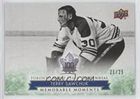 Memorable Moments - Terry Sawchuk #/25