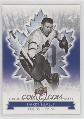 2017 Upper Deck Toronto Maple Leafs Centennial - [Base] #72 - Harry Lumley