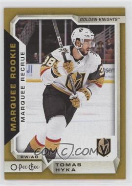 2018-19 O-Pee-Chee - [Base] - Gold Border Glossy #537 - Marquee Rookies - Tomas Hyka