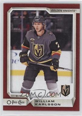 2018-19 O-Pee-Chee - [Base] - Red Blank Back #94 - William Karlsson