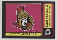 Team Checklist - Ottawa Senators #/100