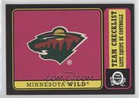 Team Checklist - Minnesota Wild #/100