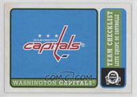 Team Checklist - Washington Capitals