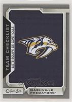 Team Checklist - Nashville Predators