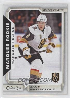 2018-19 O-Pee-Chee - [Base] #527 - Marquee Rookies - Zach Whitecloud