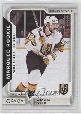 2018-19 O-Pee-Chee - [Base] #537 - Marquee Rookies - Tomas Hyka