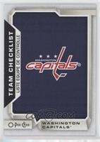 Team Checklist - Washington Capitals