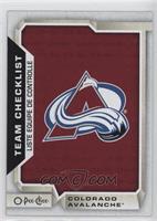 Team Checklist - Colorado Avalanche