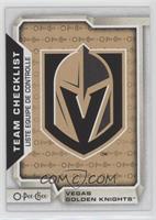 Team Checklist - Vegas Golden Knights