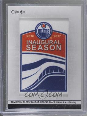 2018-19 O-Pee-Chee - Manufactured Team Logo Patch Update #311 - Edmonton Oilers