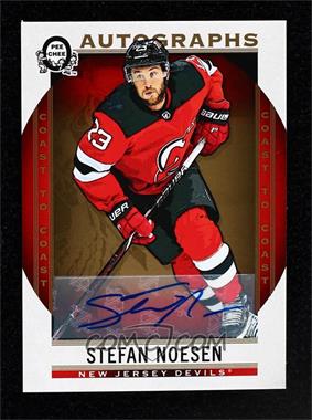 2018-19 O-Pee-Chee Coast to Coast Canadian Tire - Autographs Extended #A-SN - Stefan Noesen
