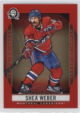 2018-19 O-Pee-Chee Coast to Coast Canadian Tire - [Base] - Red #91 - Shea Weber