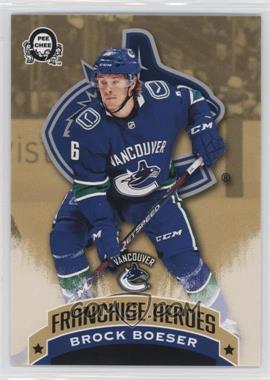 2018-19 O-Pee-Chee Coast to Coast Canadian Tire - Franchise Heroes #G-15 - Brock Boeser, Pavel Bure