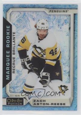 2018-19 O-Pee-Chee Platinum - [Base] - Arctic Freeze #179 - Marquee Rookies - Zach Aston-Reese /79