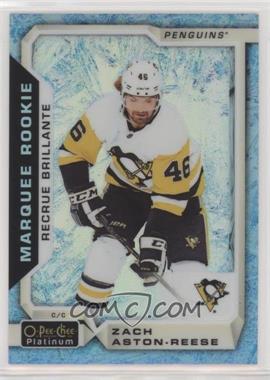 2018-19 O-Pee-Chee Platinum - [Base] - Arctic Freeze #179 - Marquee Rookies - Zach Aston-Reese /79