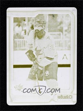 2018-19 O-Pee-Chee Platinum - [Base] - Printing Plate Yellow #125 - Brent Burns /1