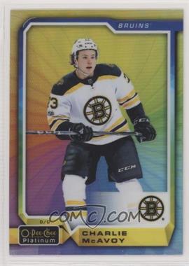 2018-19 O-Pee-Chee Platinum - [Base] - Rainbow Color Wheel #99 - Charlie McAvoy