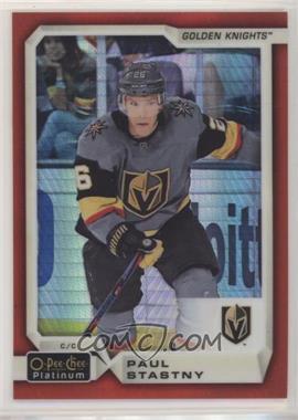 2018-19 O-Pee-Chee Platinum - [Base] - Red Prism #104 - Paul Stastny /199