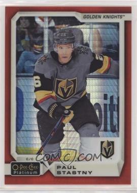 2018-19 O-Pee-Chee Platinum - [Base] - Red Prism #104 - Paul Stastny /199