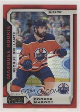 2018-19 O-Pee-Chee Platinum - [Base] - Red Prism #183 - Marquee Rookies - Cooper Marody /199