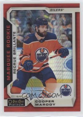 2018-19 O-Pee-Chee Platinum - [Base] - Red Prism #183 - Marquee Rookies - Cooper Marody /199