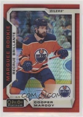 2018-19 O-Pee-Chee Platinum - [Base] - Red Prism #183 - Marquee Rookies - Cooper Marody /199