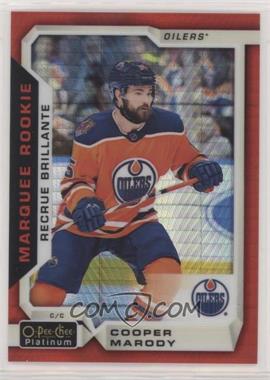 2018-19 O-Pee-Chee Platinum - [Base] - Red Prism #183 - Marquee Rookies - Cooper Marody /199