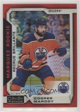 2018-19 O-Pee-Chee Platinum - [Base] - Red Prism #183 - Marquee Rookies - Cooper Marody /199
