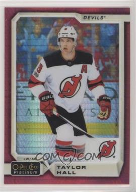 2018-19 O-Pee-Chee Platinum - [Base] - Red Prism #24 - Taylor Hall /199