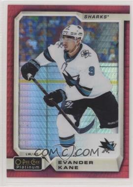 2018-19 O-Pee-Chee Platinum - [Base] - Red Prism #87 - Evander Kane /199