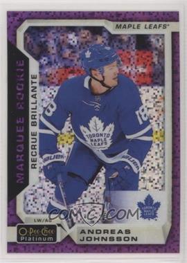 2018-19 O-Pee-Chee Platinum - [Base] - Violet Pixels #197 - Marquee Rookies - Andreas Johnsson