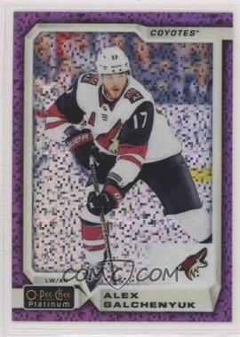 2018-19 O-Pee-Chee Platinum - [Base] - Violet Pixels #90 - Alex Galchenyuk