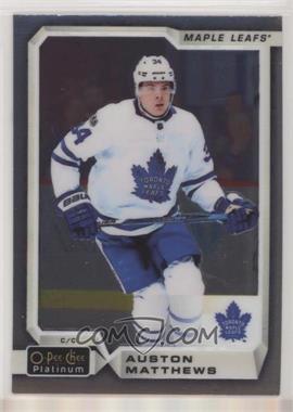 2018-19 O-Pee-Chee Platinum - [Base] #100 - Auston Matthews