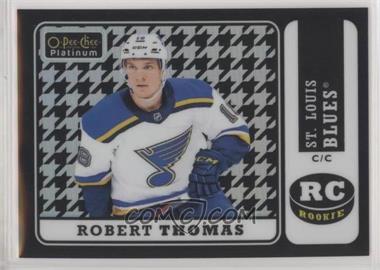 2018-19 O-Pee-Chee Platinum - Retro - Black and White Houndstooth #R-74 - Robert Thomas /25