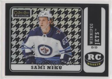 2018-19 O-Pee-Chee Platinum - Retro - Black and White Houndstooth #R-94 - Sami Niku /25