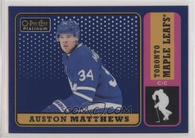 2018-19 O-Pee-Chee Platinum - Retro - Blue Rainbow #R-50 - Auston Matthews /149